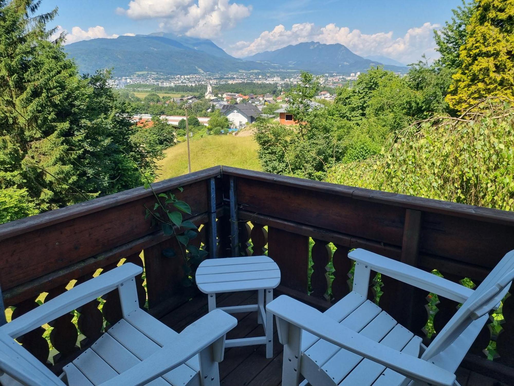 Fridas Place - Der Blick Ueber Ganz Villach - 160 M2 Ferienoase - Ganzes Haus Bis Zu 8 Personen Ngoại thất bức ảnh